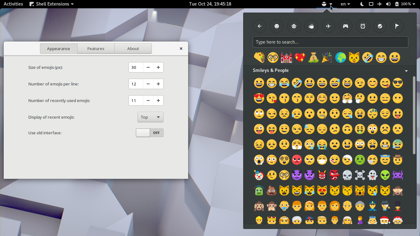 smile(GNOME)  emojidex - custom emoji service and apps