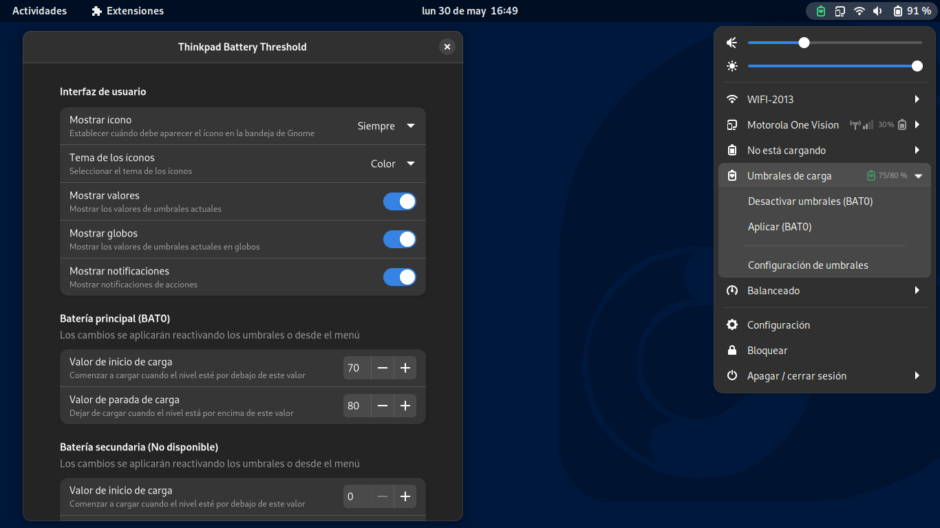 thinkpad-battery-threshold-gnome-shell-extensions